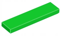 

Lego 2431 Płytka Tile 1x4 zielona jasna Nowa (1g)