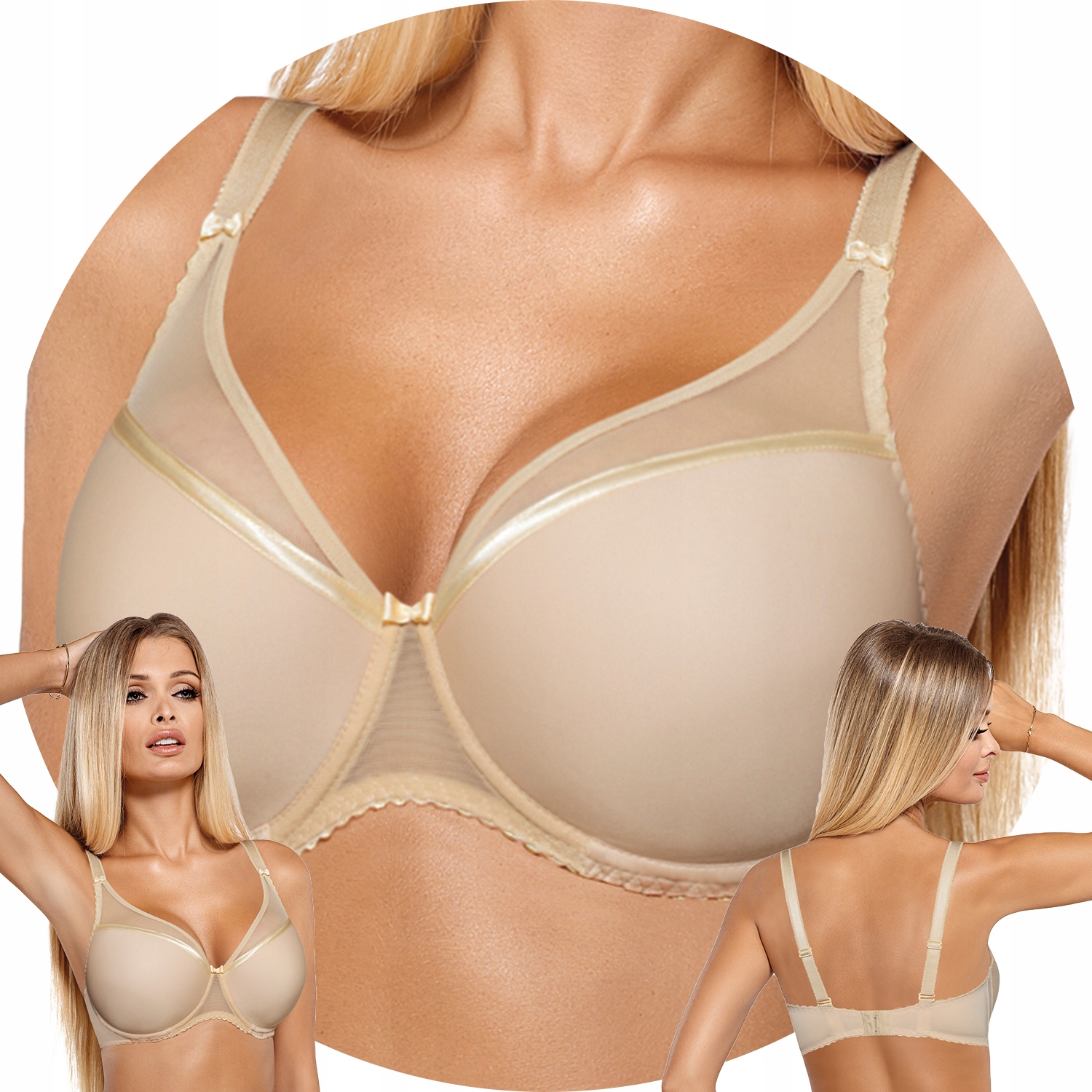 PariPari Ellie Push-up podprsenka béžová 65C