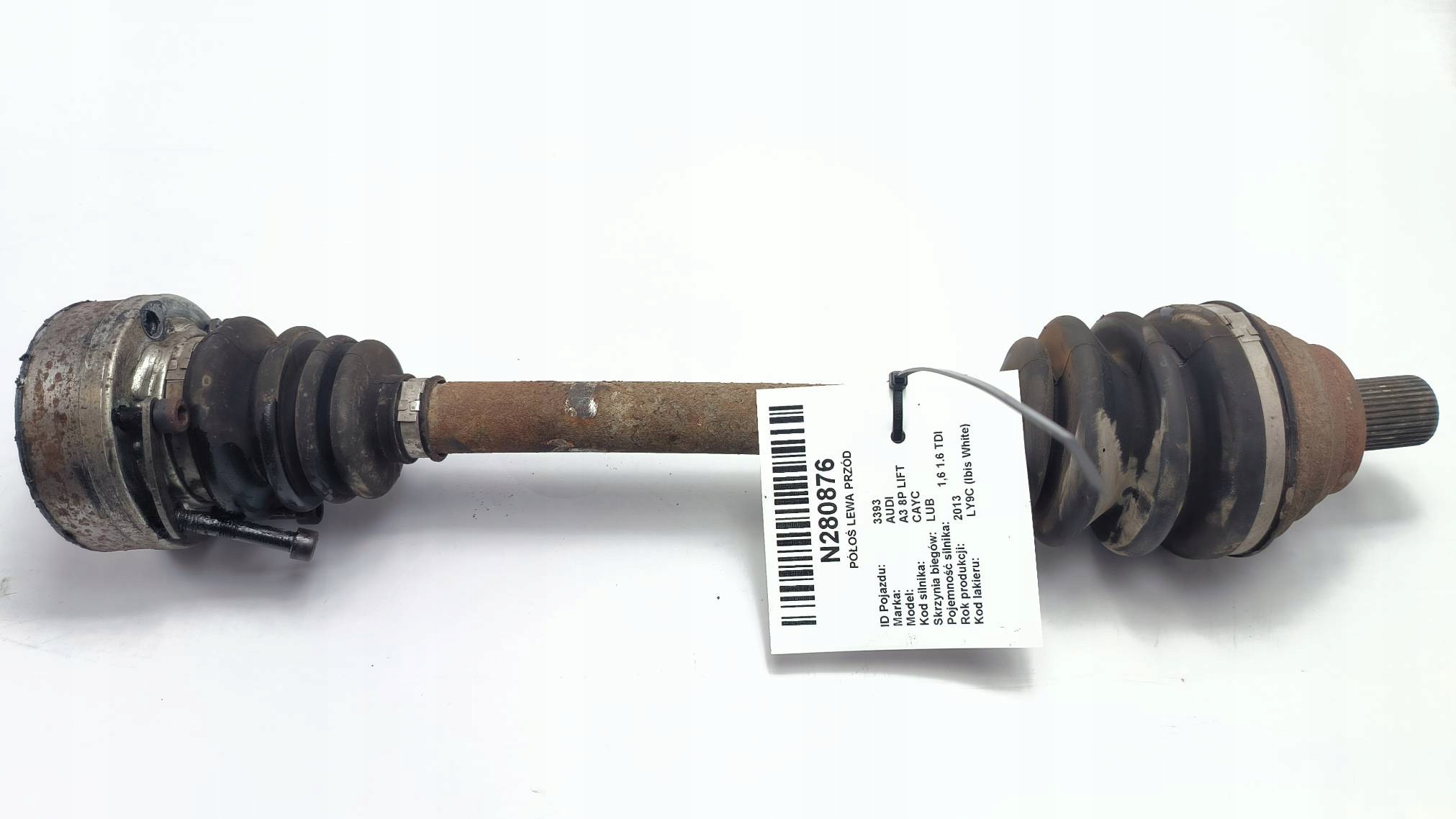 semiasse sinistra anteriore AUDI A3 8P LIFT