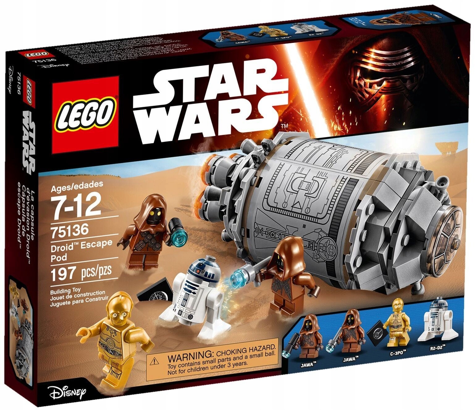 Lego Star Wars 75136 Záchranná kapsle pro droidy Nové