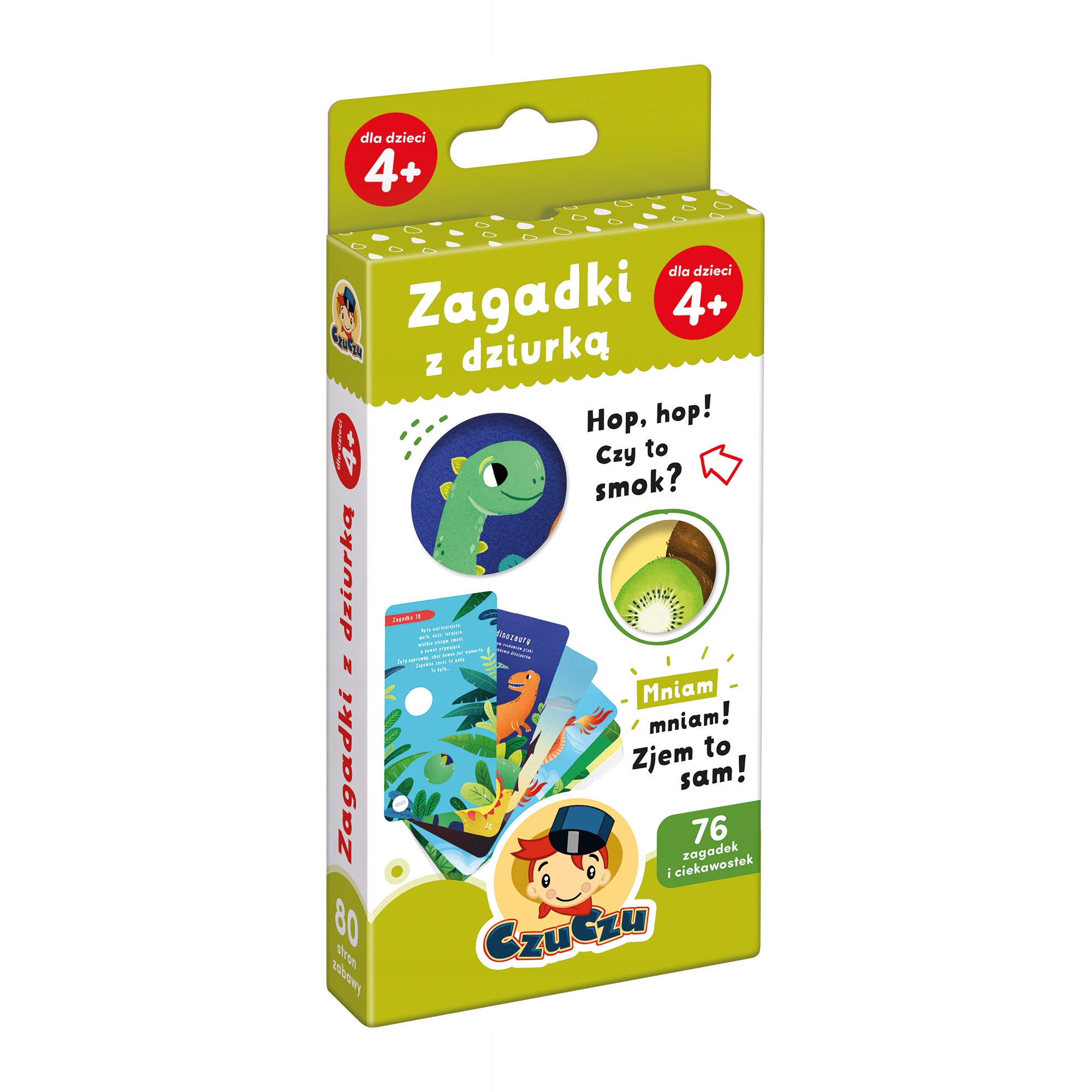 

CzuCzu Zagadki z dziurką książeczka edukacyjna 4+
