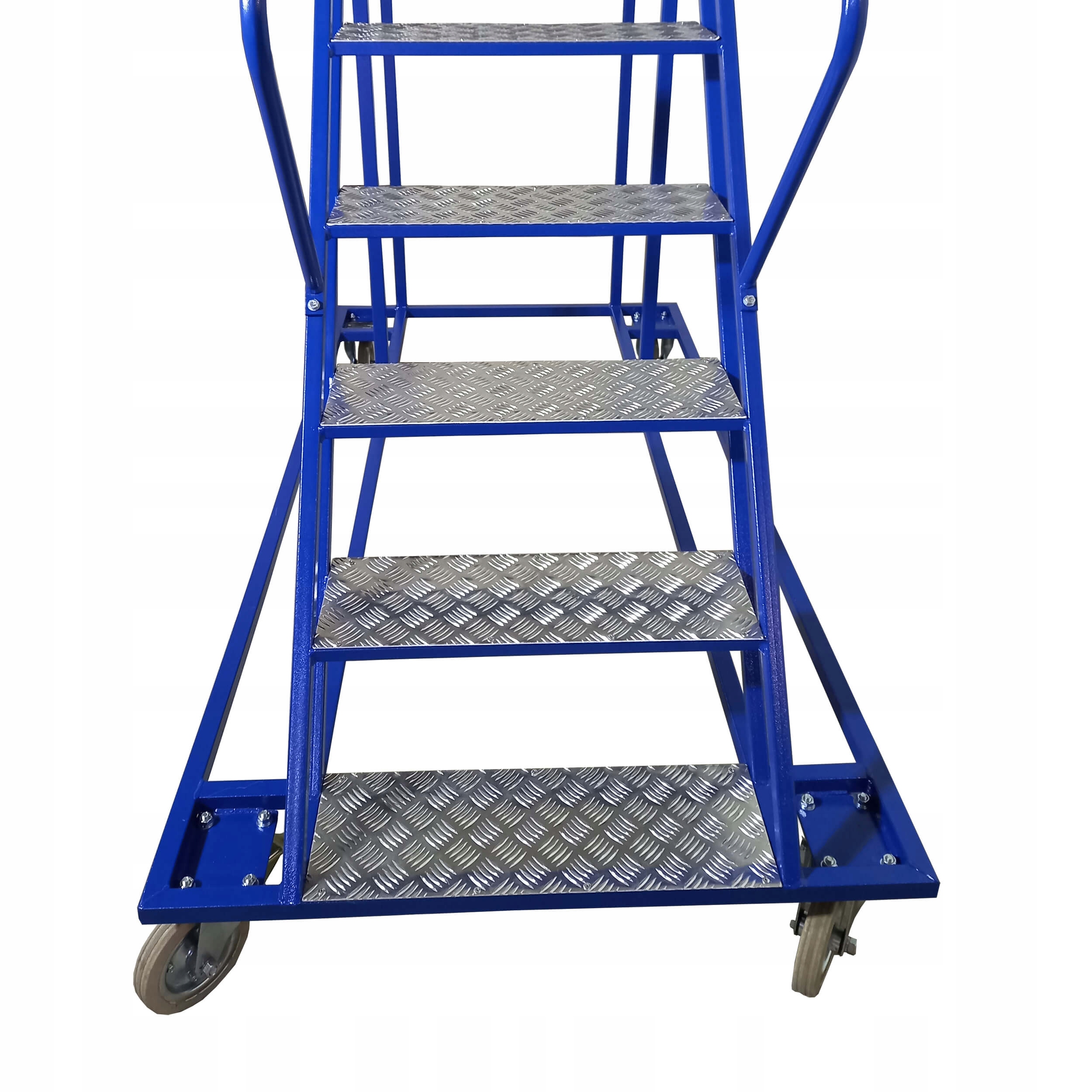 Drabina przejezdna magazynowa podest WGP-46 - 1+1 Marka Mag-Complex