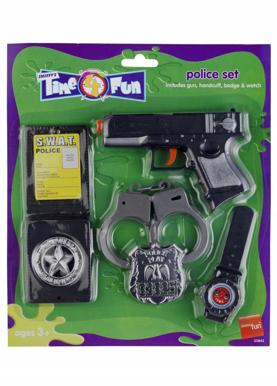 Zestaw POLICJANT zabawkowy Marka Smiffys