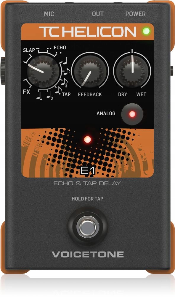 Tc Helicon VoiceTone E1 Echo/Delay procesor efekt wokalowy
