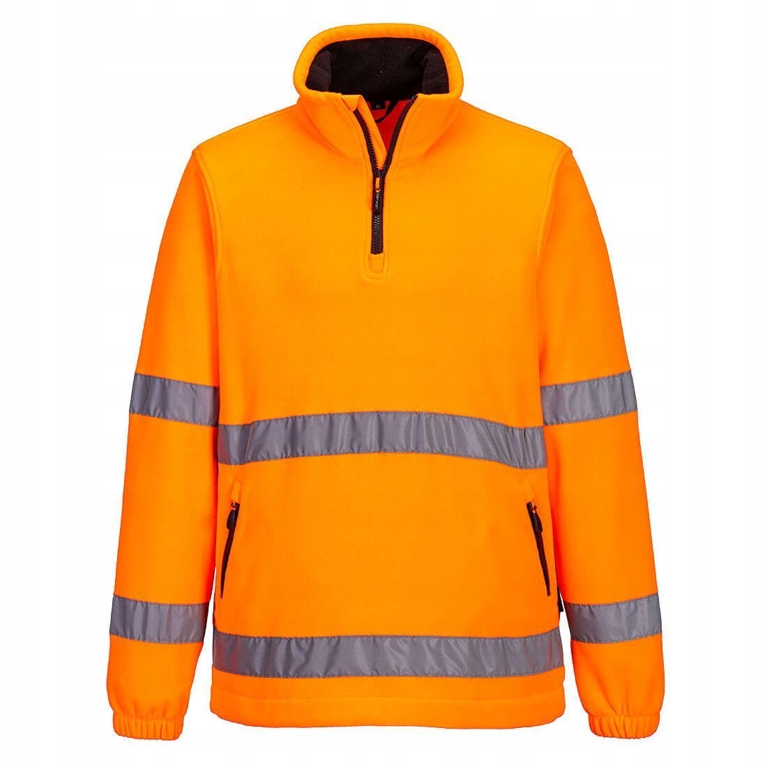 Výstražný polar se zámkem 1/2 En 20471 Kl.3 vel. XXL Oranžový R
