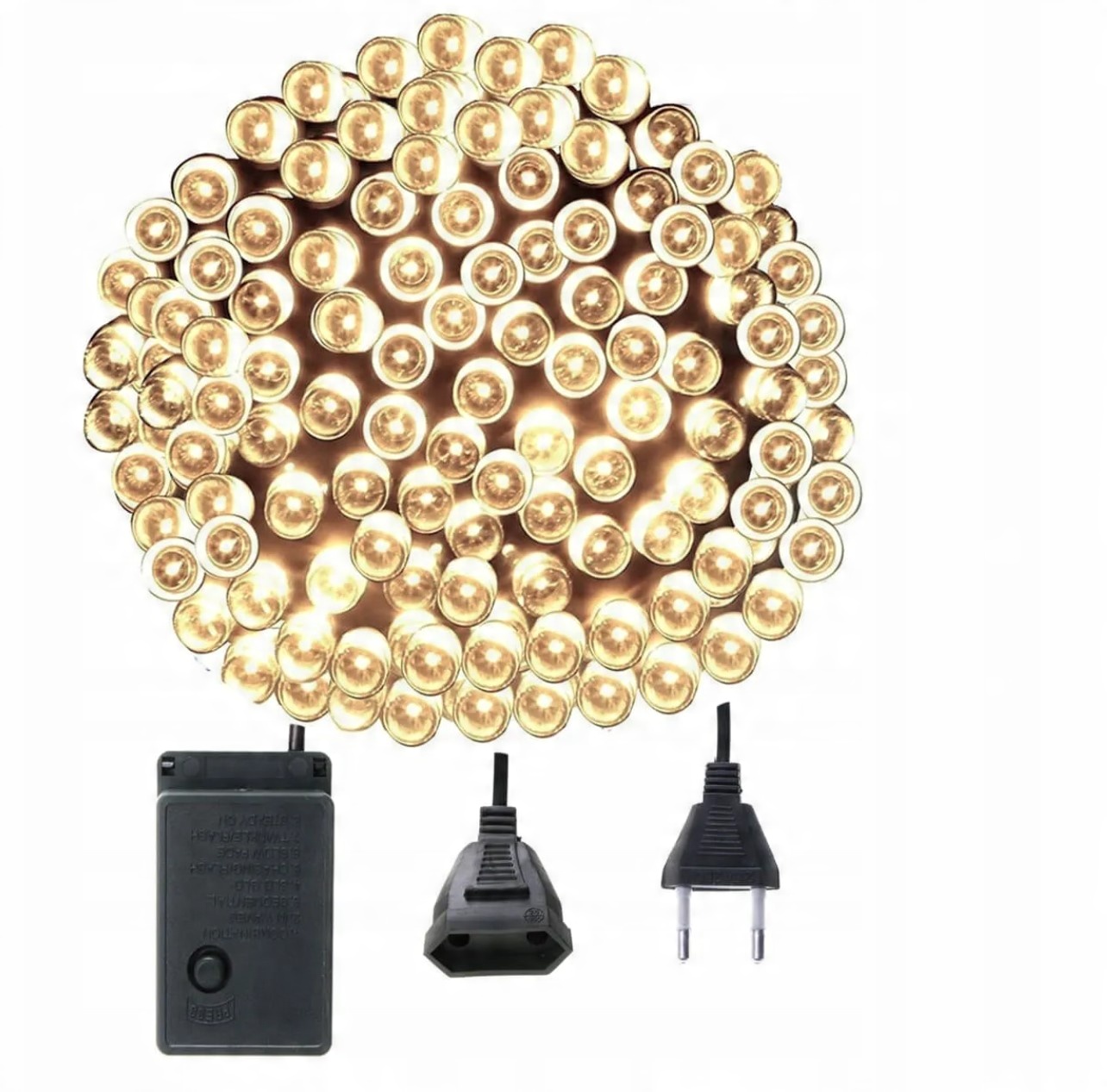 

Lampki Oświetlenie Na Choinkę 100 Led Ciepła Biel