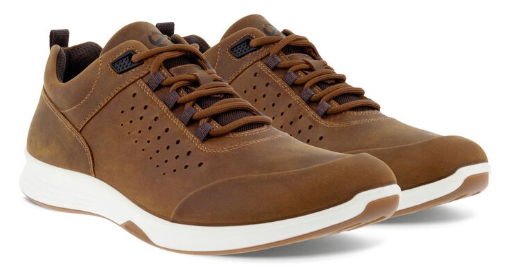Boty Ecco Exceed M Walker 870104 02034 kožené lehké 43