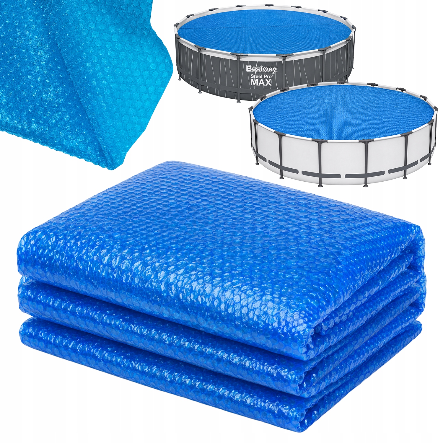 Hrubá solárna vykurovacia podložka pre bazén Bestway Steel Pro Max 457 cm