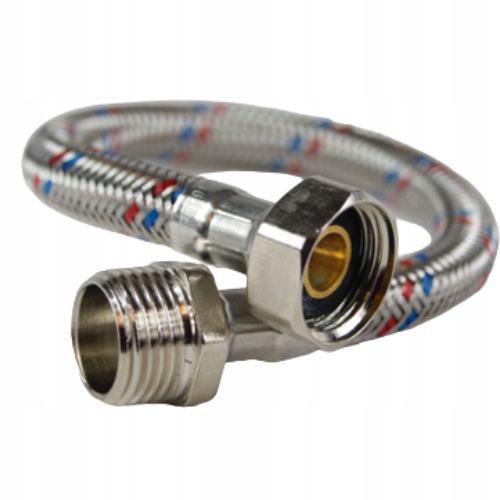 Hadice s ocelovým opletením DN13 FI13 Gw 3/4'' x Gz 3/4'' L-400CM