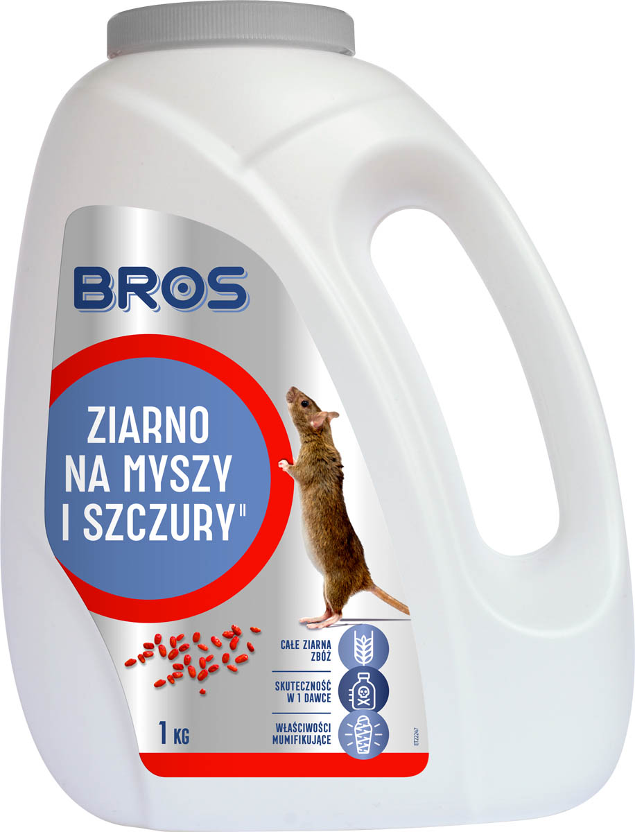 

Ziarno Trutka na myszy i szczury Bros 1 kg