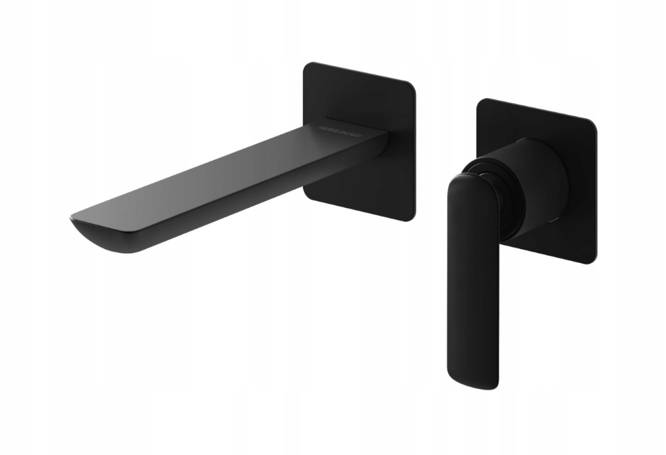 Kohlman Bateria umywalkowa Experience Black QW180EB czarna