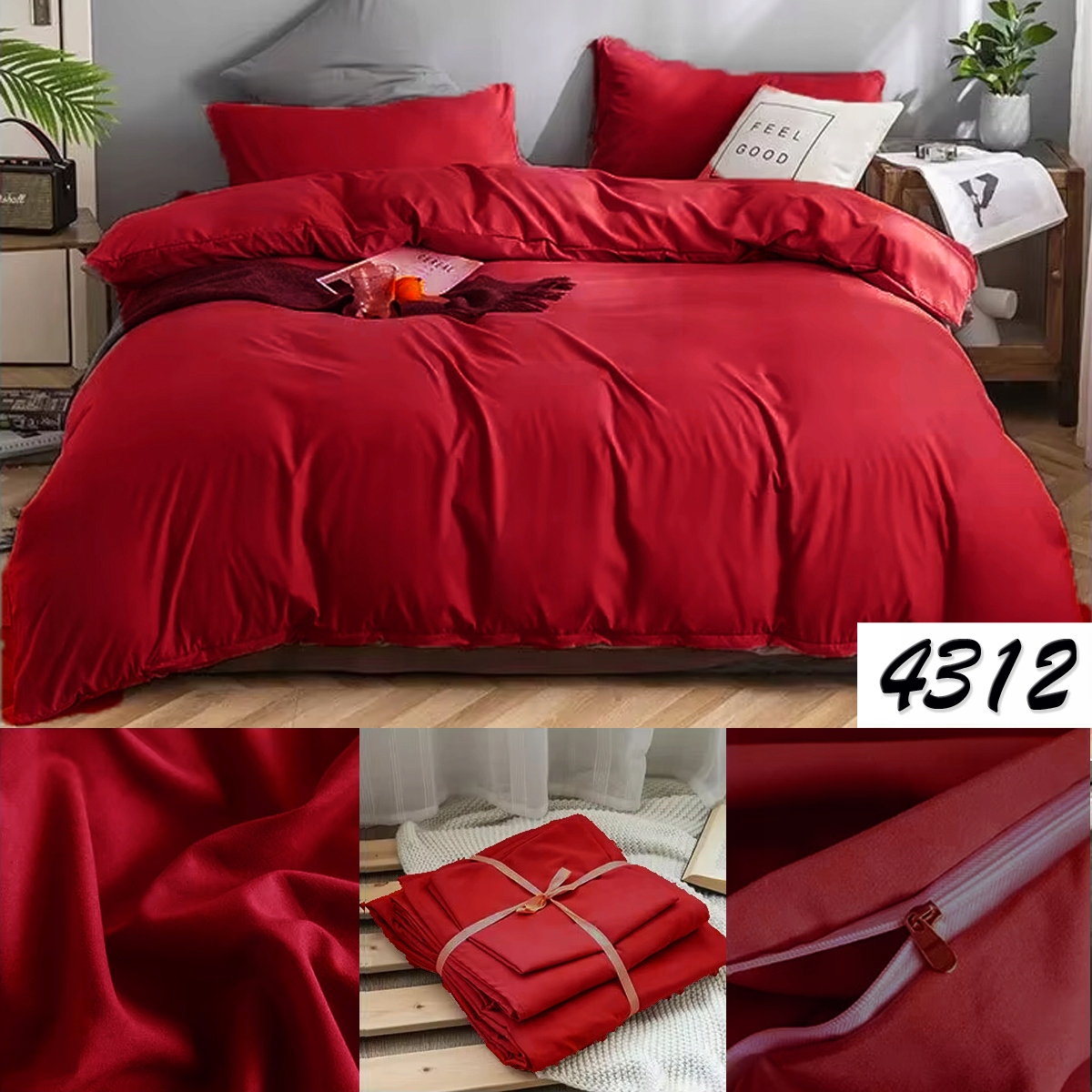 KOMPLET POŚCIELI LUXURY 160X200 + 2X POSZEWKA SATYNA BAWEŁNIANA NOWOCZESNA Materiał satyna bawełniana