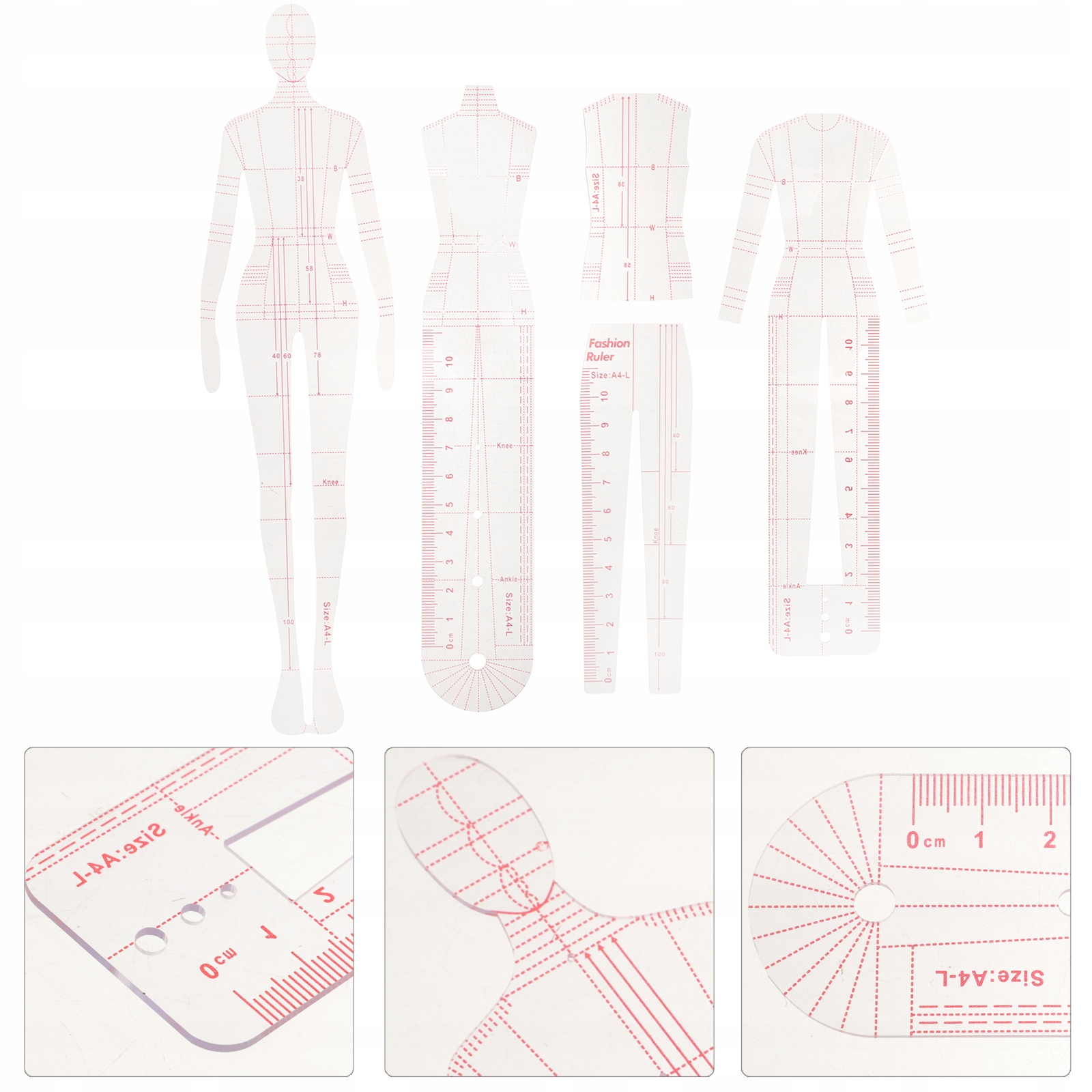Linijki do pikowania Linijka patchworkowa Marka bez marki