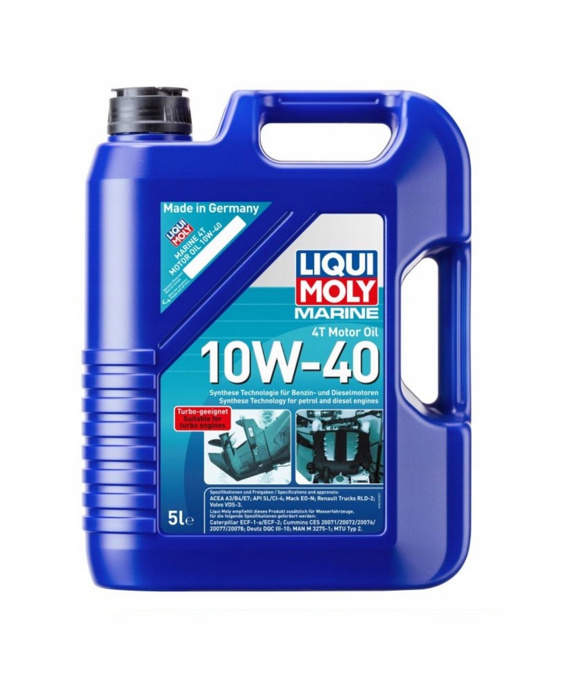 Motorový olej pre lode Marine 4T 10W-40 5L