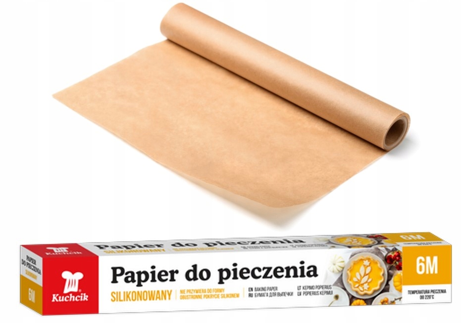 

Papier do pieczenia Kuchcik rolka silikonowany 6m