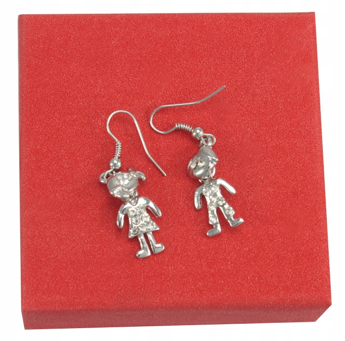 

Kolczyki Srebrne Parka Girl & Boy