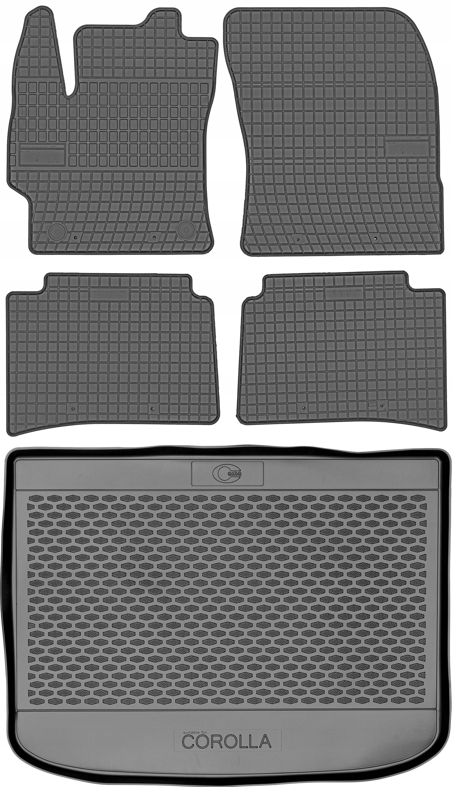 Toyota Corolla Hb 2019 – rohož batožinového priestoru koberčeky