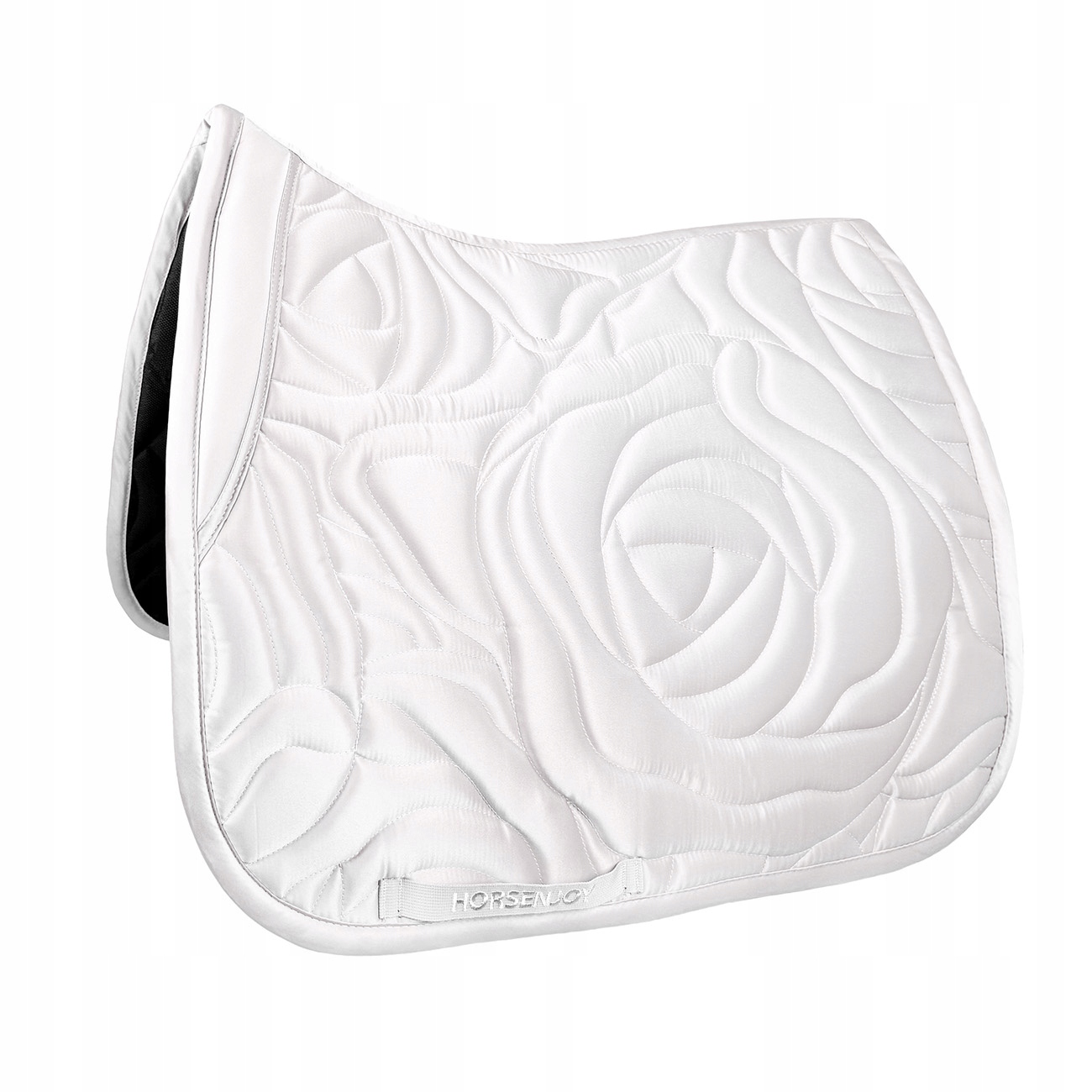 Podsedlová Dečka pro koně Horsenjoy Mystic Rose, jezdecký, bílý, vel. Full