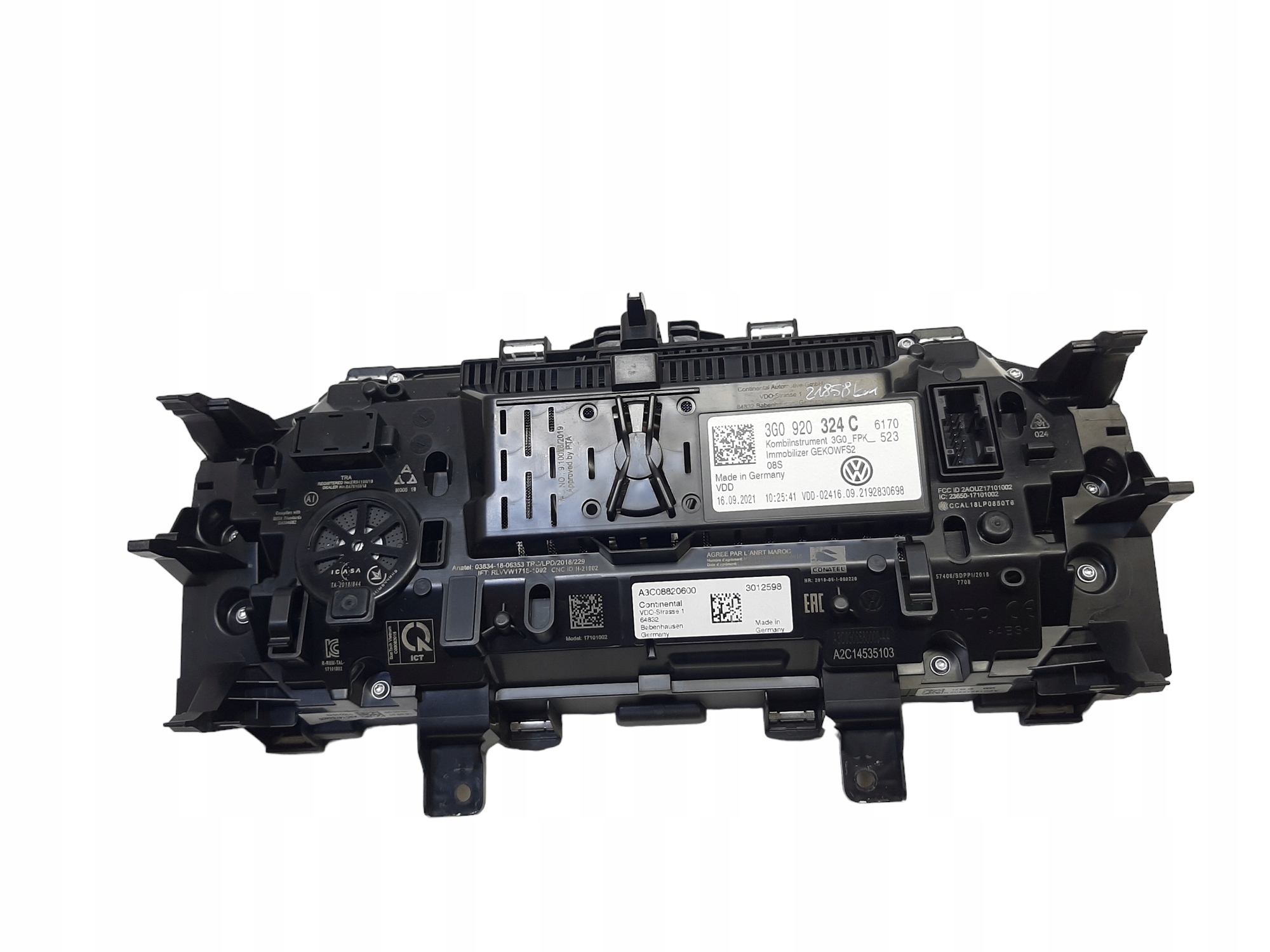 спидометр часы led vw 3G0920324C