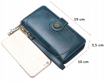 Duży Portfel portwel damski portmonetka torebka Rodzaj portfel