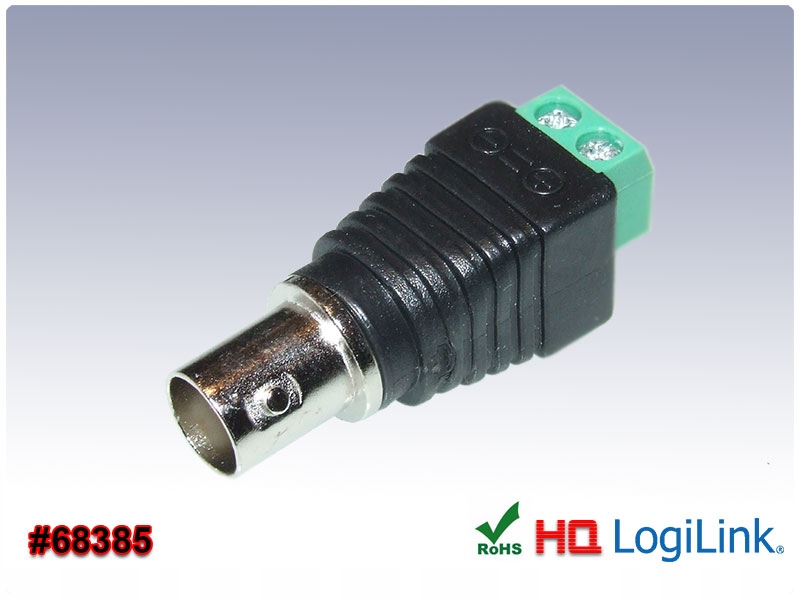 Gniazdo BNC - Skręcane Terminal Zaciskowy Marka Logilink