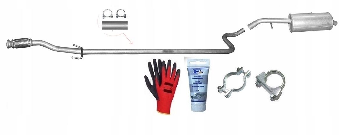 Citroen C2 1.4 HDi 51 kW (2003-11/2005) TRUBKA+TLUMIČ+bonus