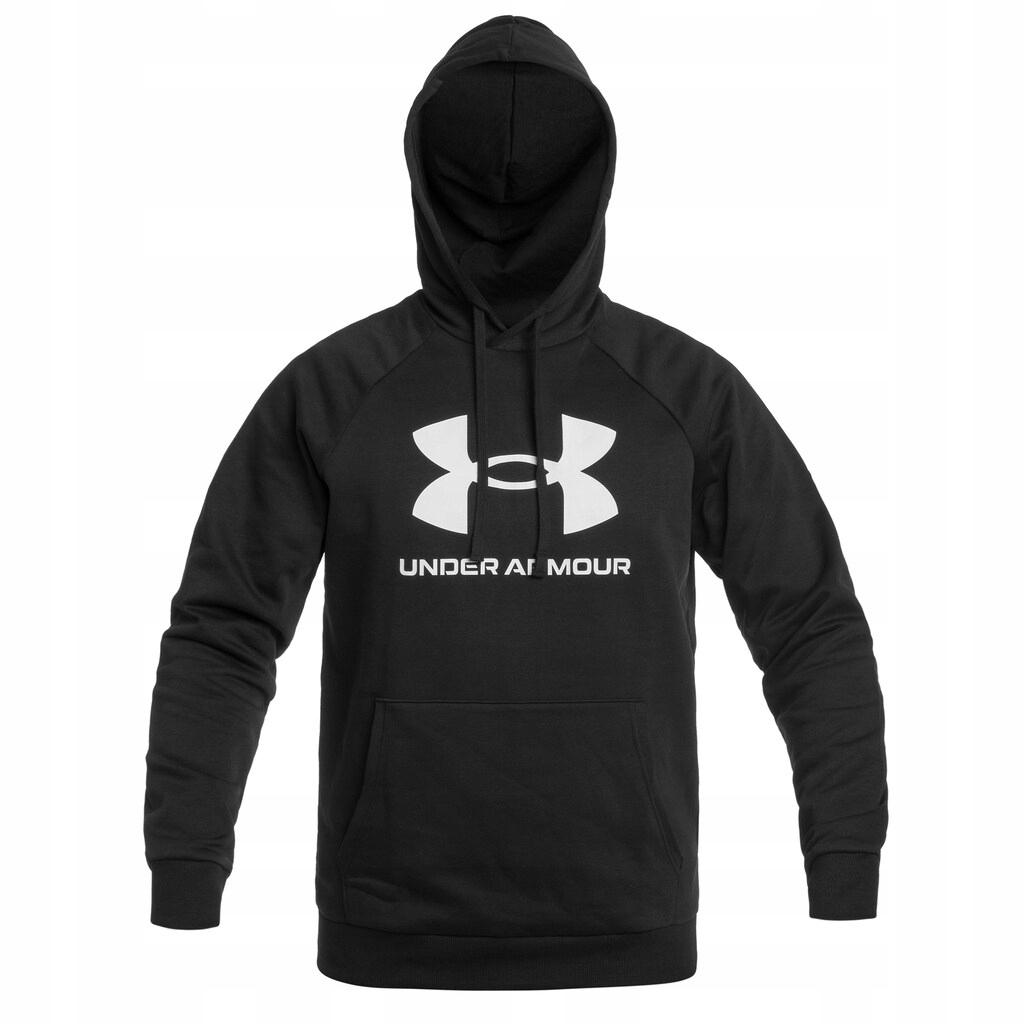 Mikina s kapucí Under Armour Rival Fleece Logo Černá/Bílá S