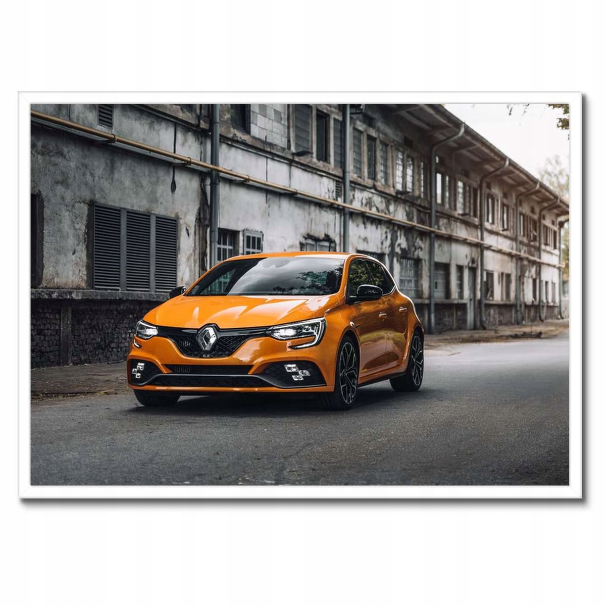 Plakáty v rámu 70x50 Oranžový Renault Auto