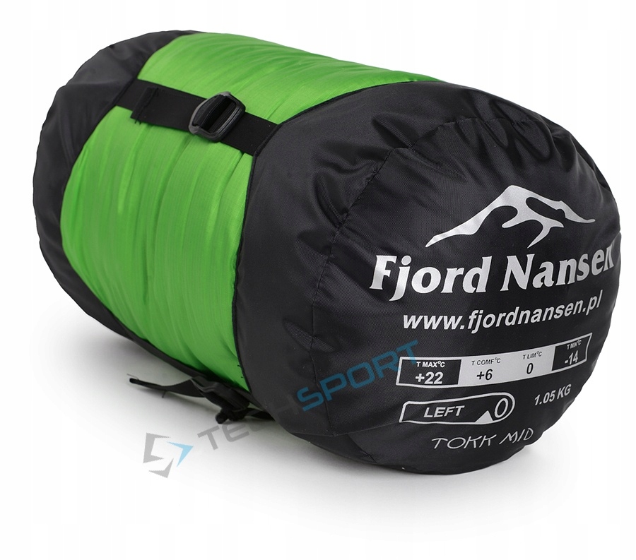 ROZCIĄGLIWY ŚPIWOR FJORD NANSEN TOKK MID do -14st Model Tokk Mid