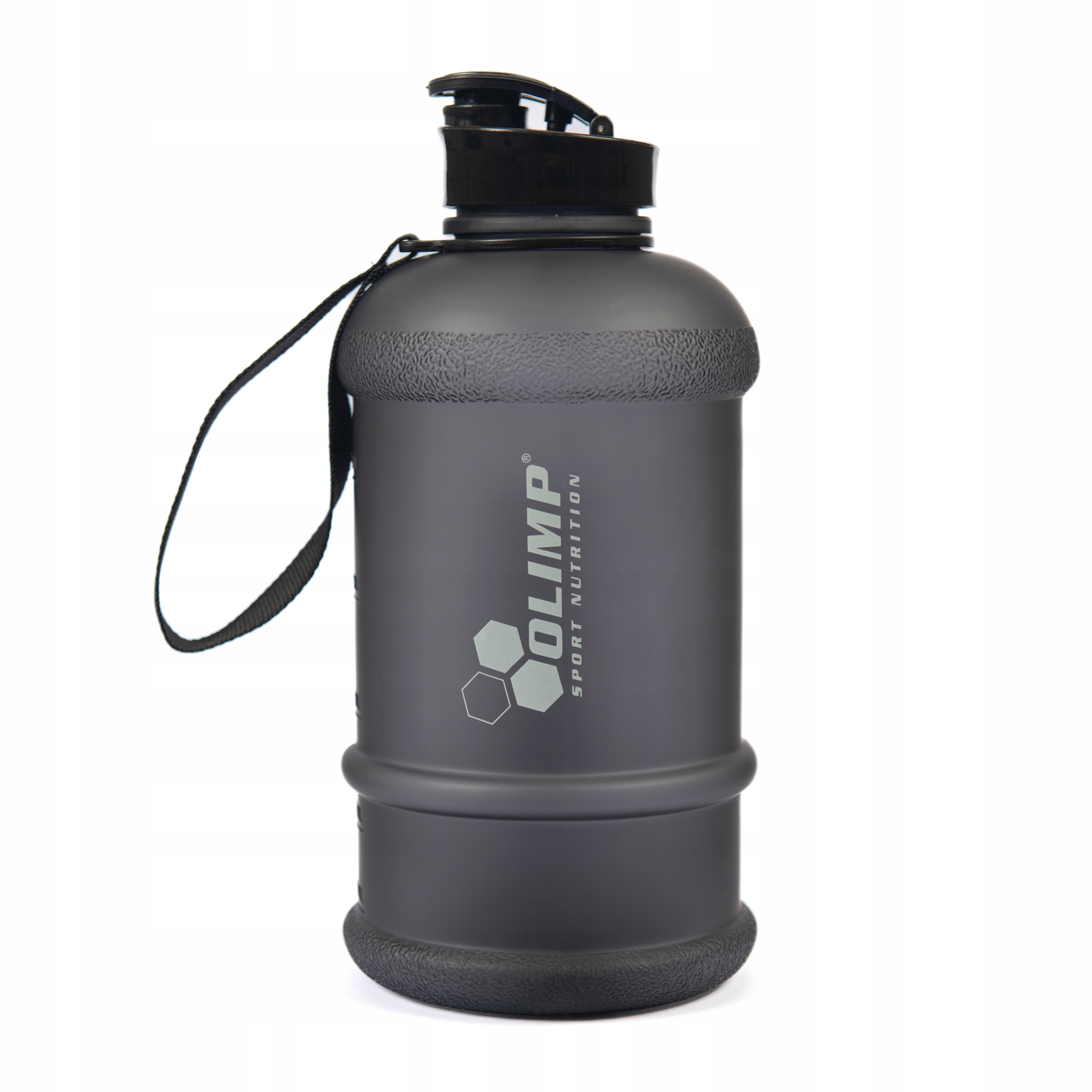 Olimp Water Jug Opti 1,3L Graphite Bidon Butelka Na Wodę Na Siłownię Butla