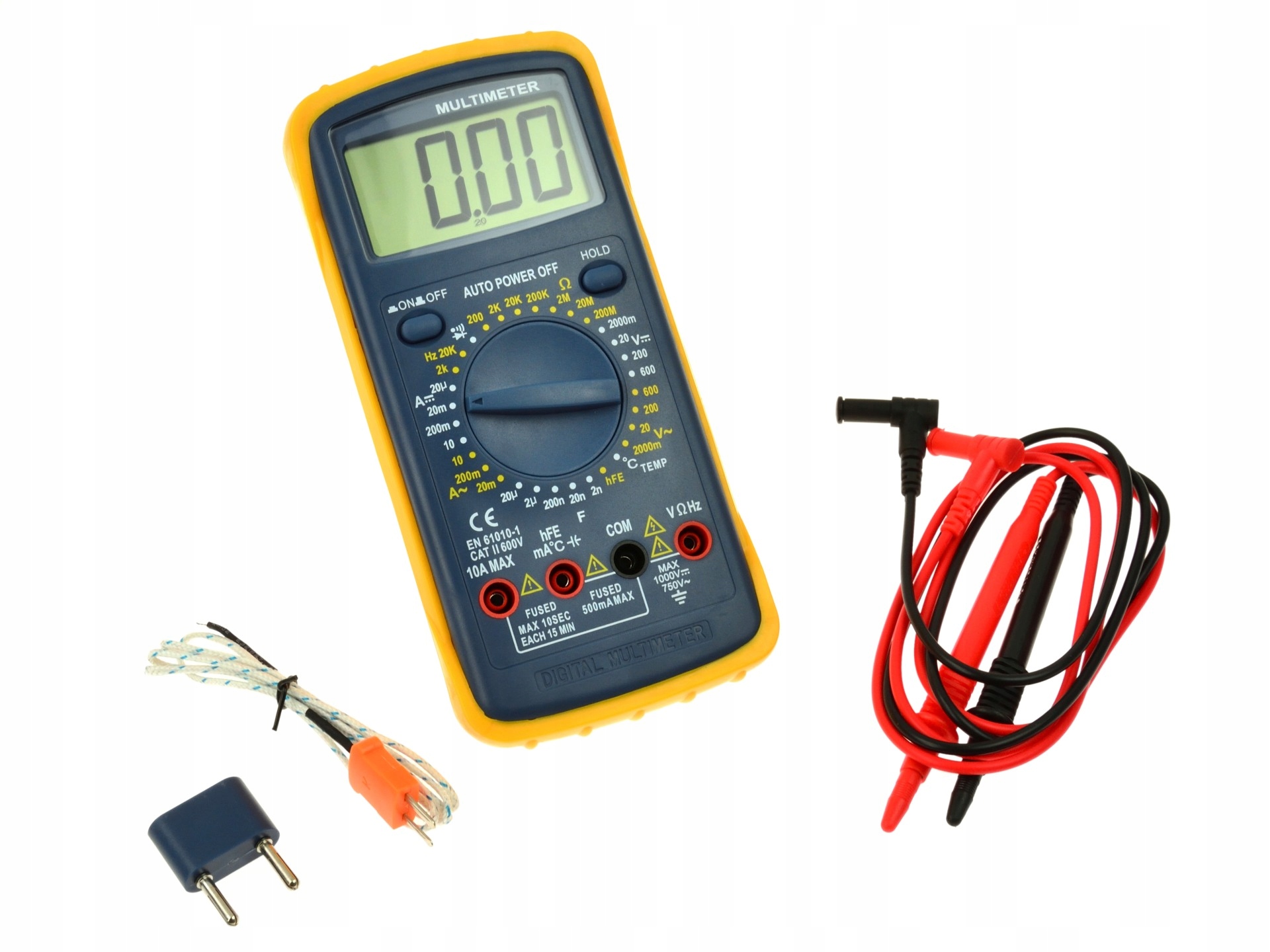 

Miernik Prądu Uniwersalny Cyfrowy LCD 30821 Geko