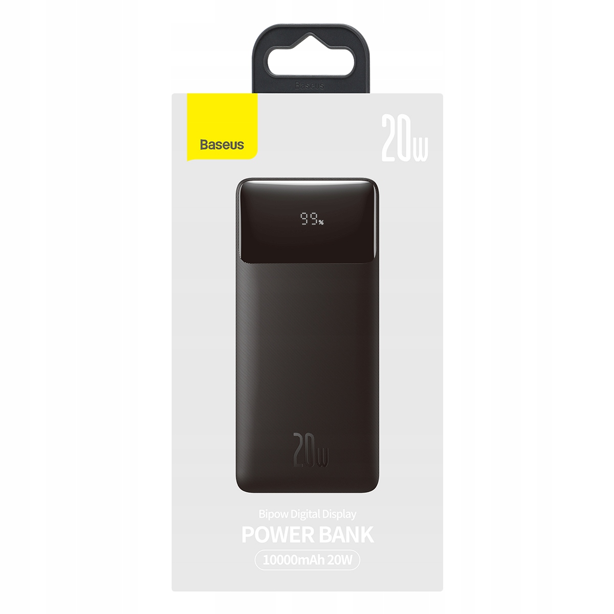 BASEUS POWER BANK 10000mah POWERBANK 20W PD 3x USB USB-C TYP-C 3A QC 3.0 Prąd wyjściowy 3.0 A