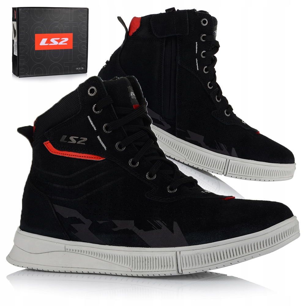 Motocyklové Topánky LS2 Chrome Blk Krátke Pánske Mestské Turistické Tenisky
