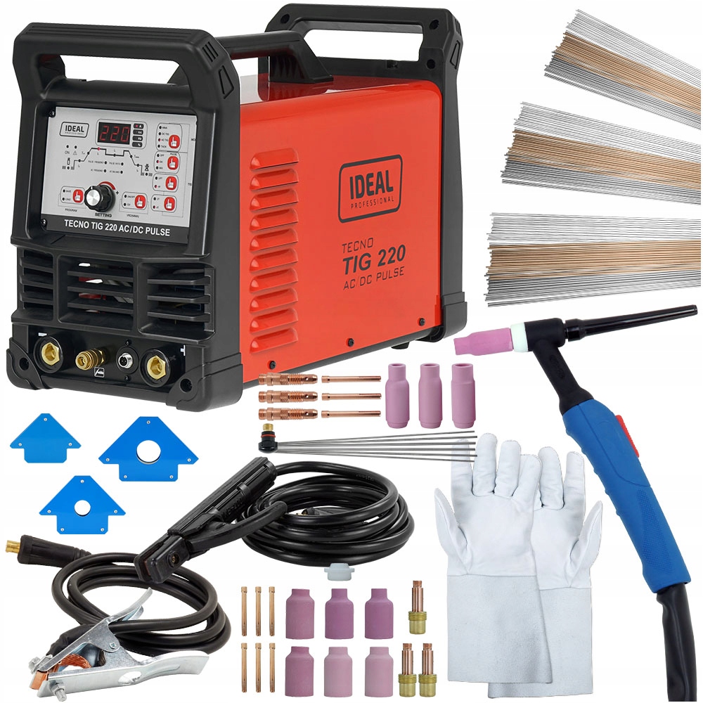 Spawarka inwertorowa IDEAL TIG AC/DC 200 MMA PULS