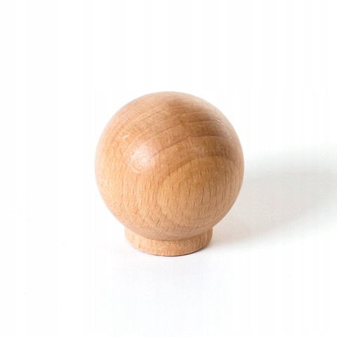 

Uchwyt Gałka Kulka Lite Drewno Buk Lakier