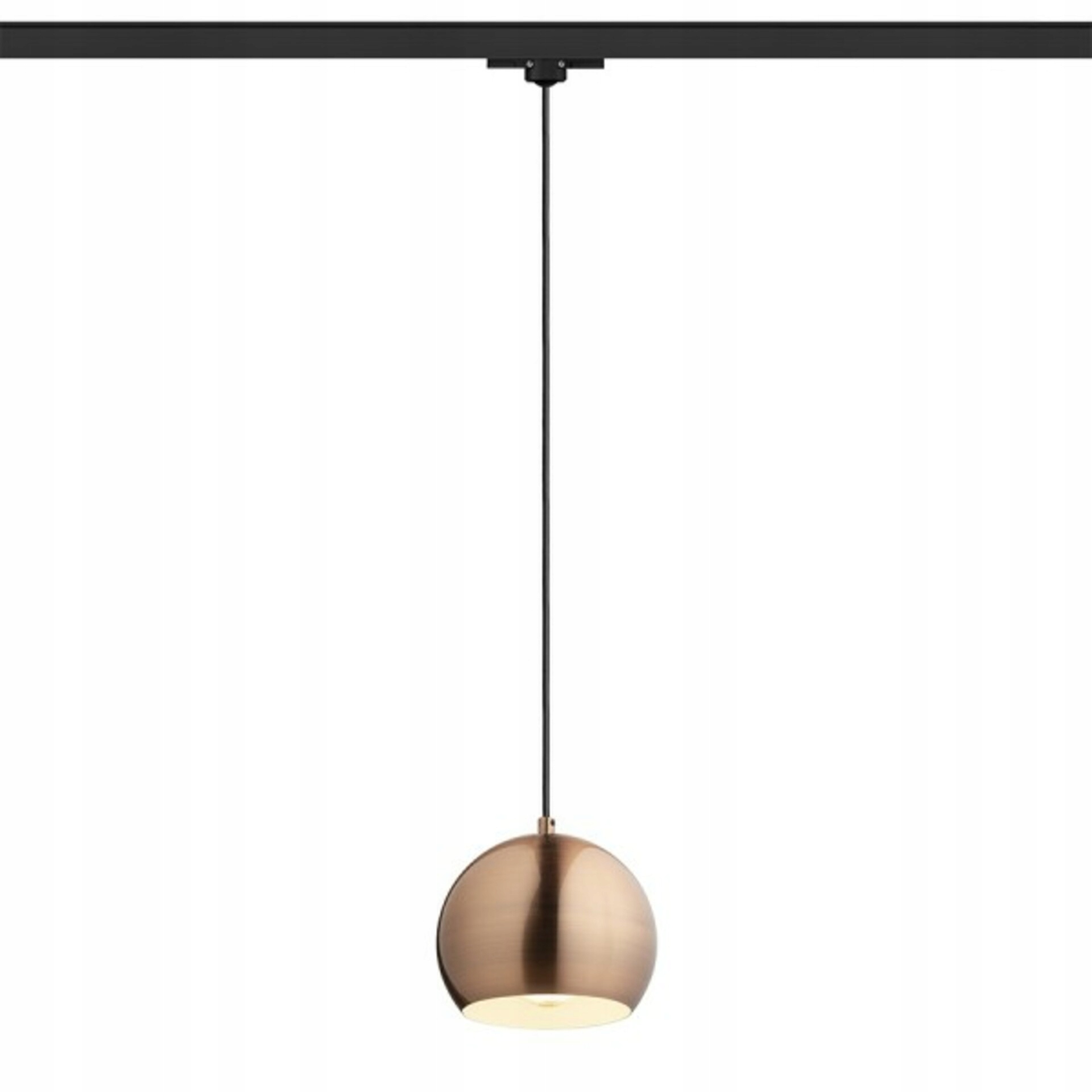 Rendl Agneta závesné svietidlo na trojokruhovú lištu E27 40W meď 180mm