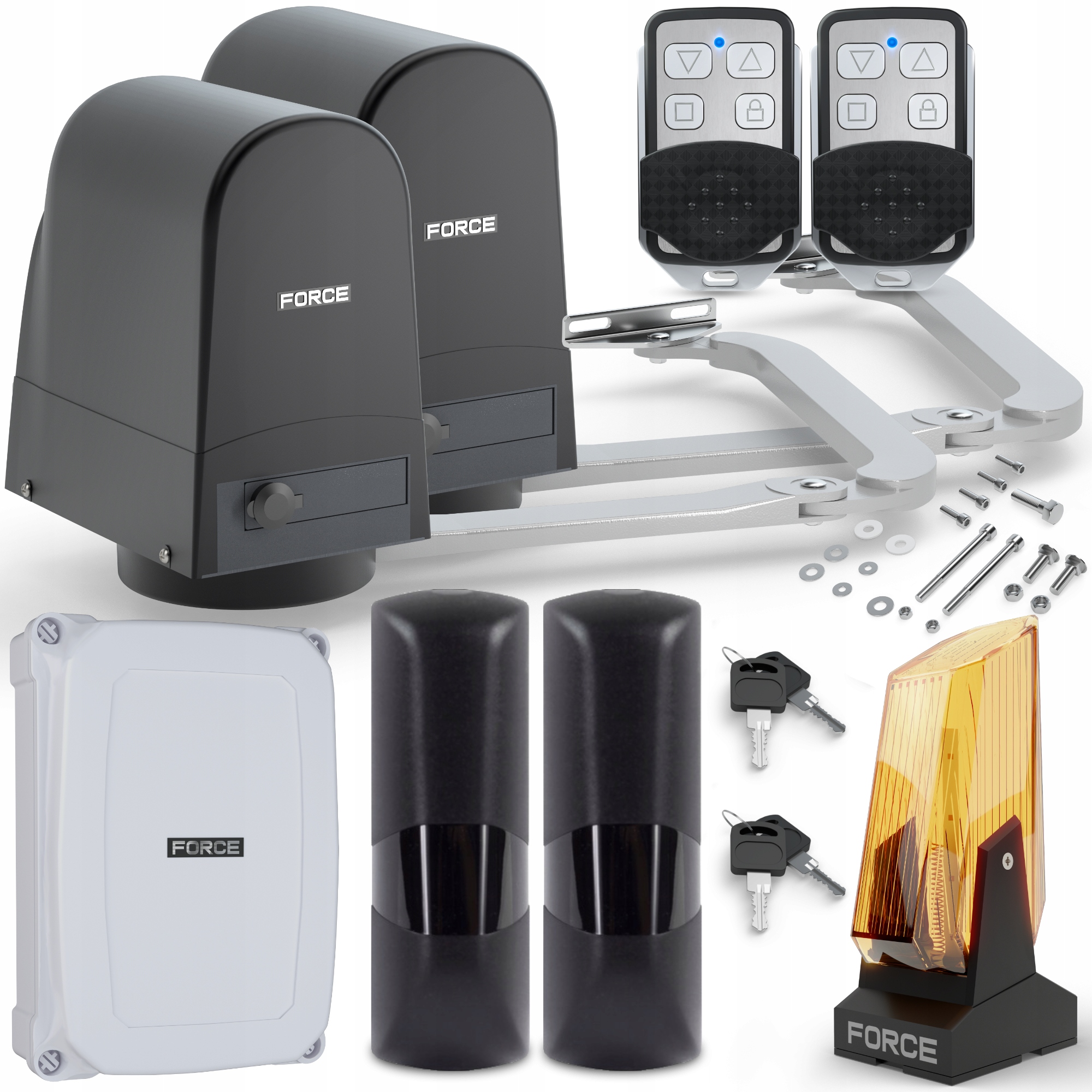 Sada Pro Křídlové Brány Force V300 Ls Do 3 M S Koncovkami