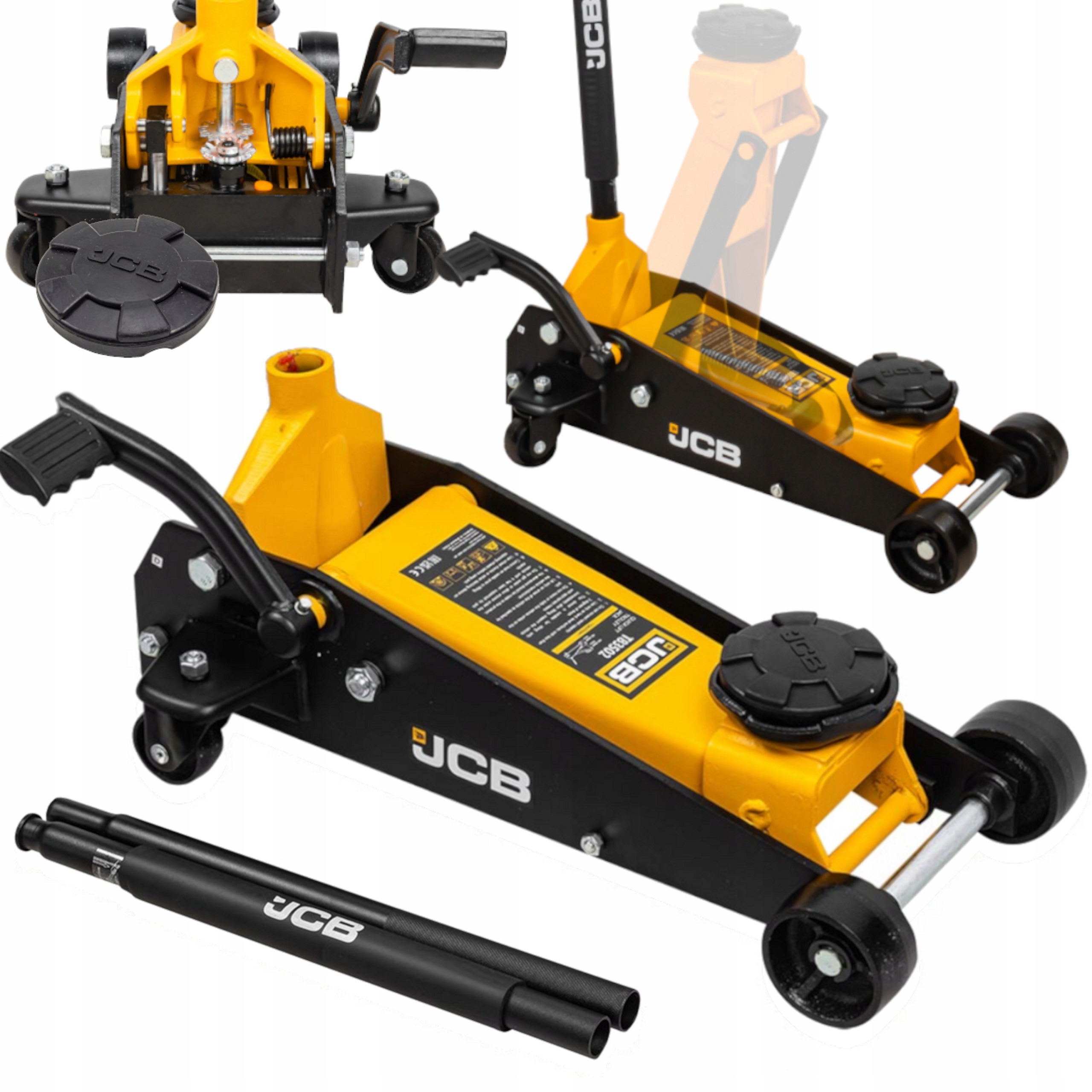 PODNOŚNIK HYDRAULICZNY SAMOCHODOWY ŻABA NISKOPROFILOWY LEWAREK 3 TON JCB