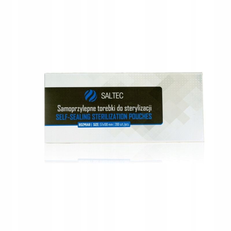 

Torebki do sterylizacji Saltec 57x100 mm 200 sztuk