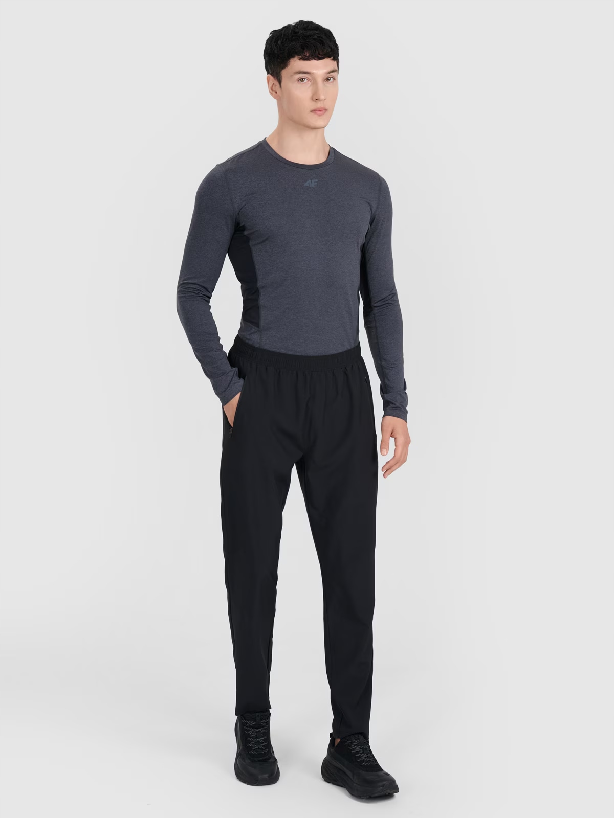 4F M1068- Spodnie Treningowe Szybkoschnące Męskie r. S