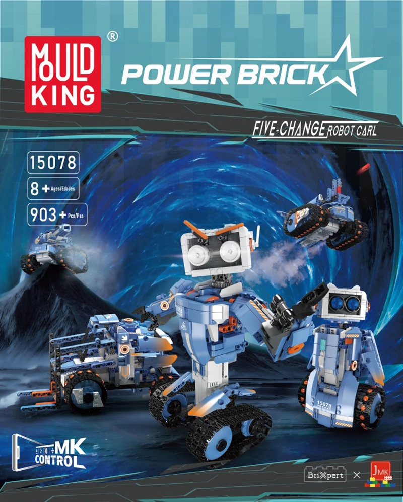 KLOCKI ROBOT EDUKACYJNY 5W1 ROBOTYKA ZESTAW KLOCKÓW TECHNIC CREATOR APP Stan opakowania oryginalne