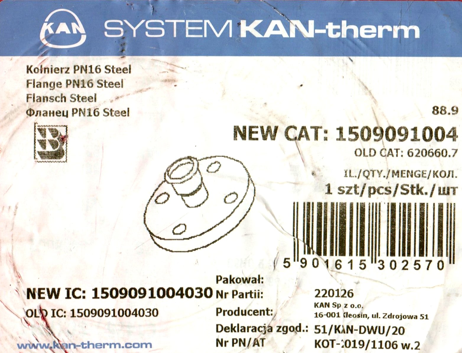 Oceľový Prírubový Systém Kan-therm[tag_close_a]