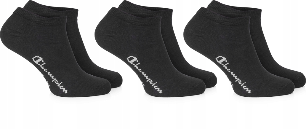 

Skarpety Champion stopki 3 pary czarne r.35/38