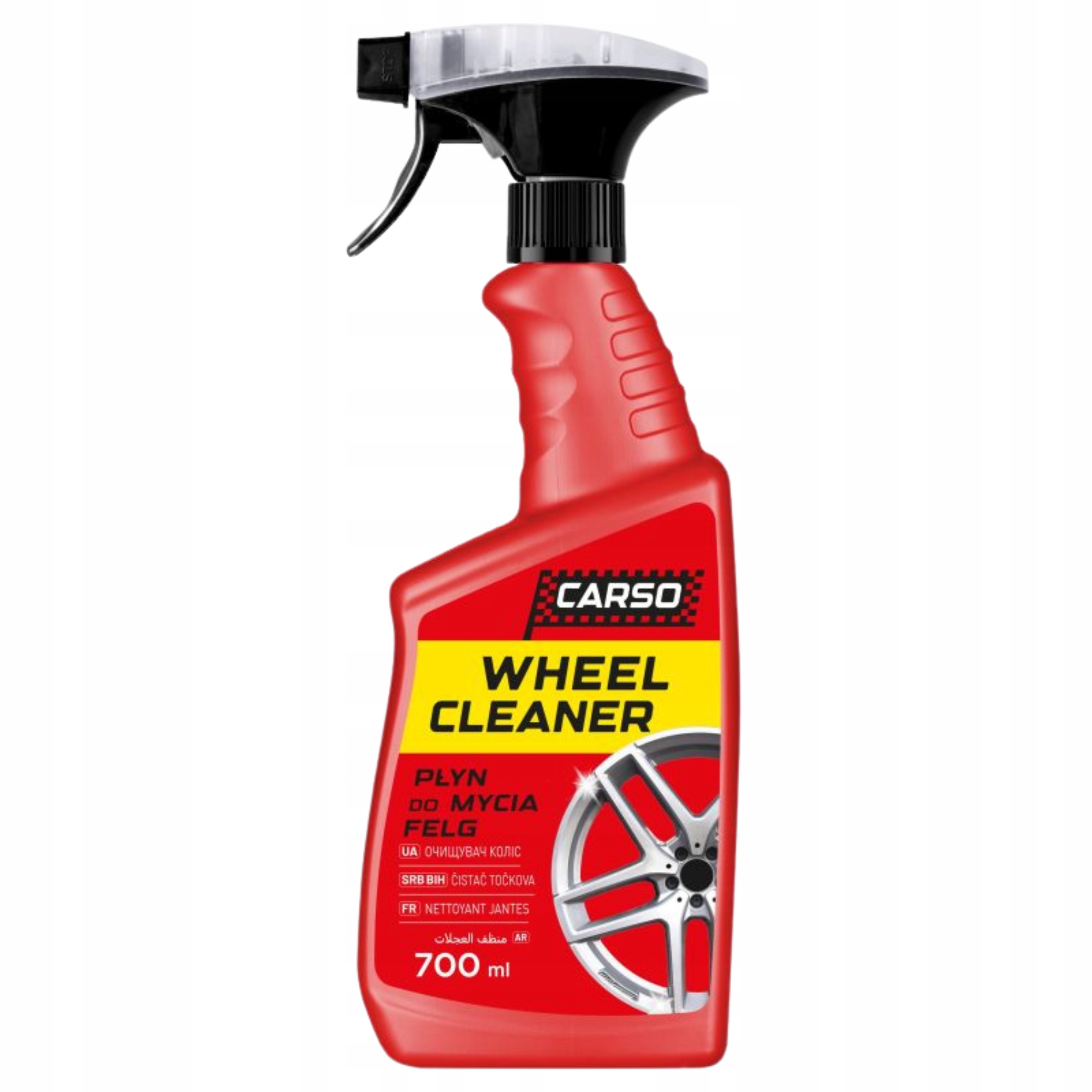 Płyn mycia felg czyszczenia środek preparat Carso Wheel Cleaner Rim 700ml