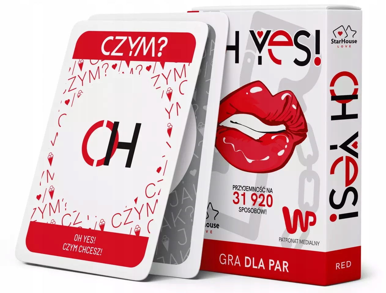Zmysłowa Gra Karciana Dla Partnerów - Oh Yes! Red