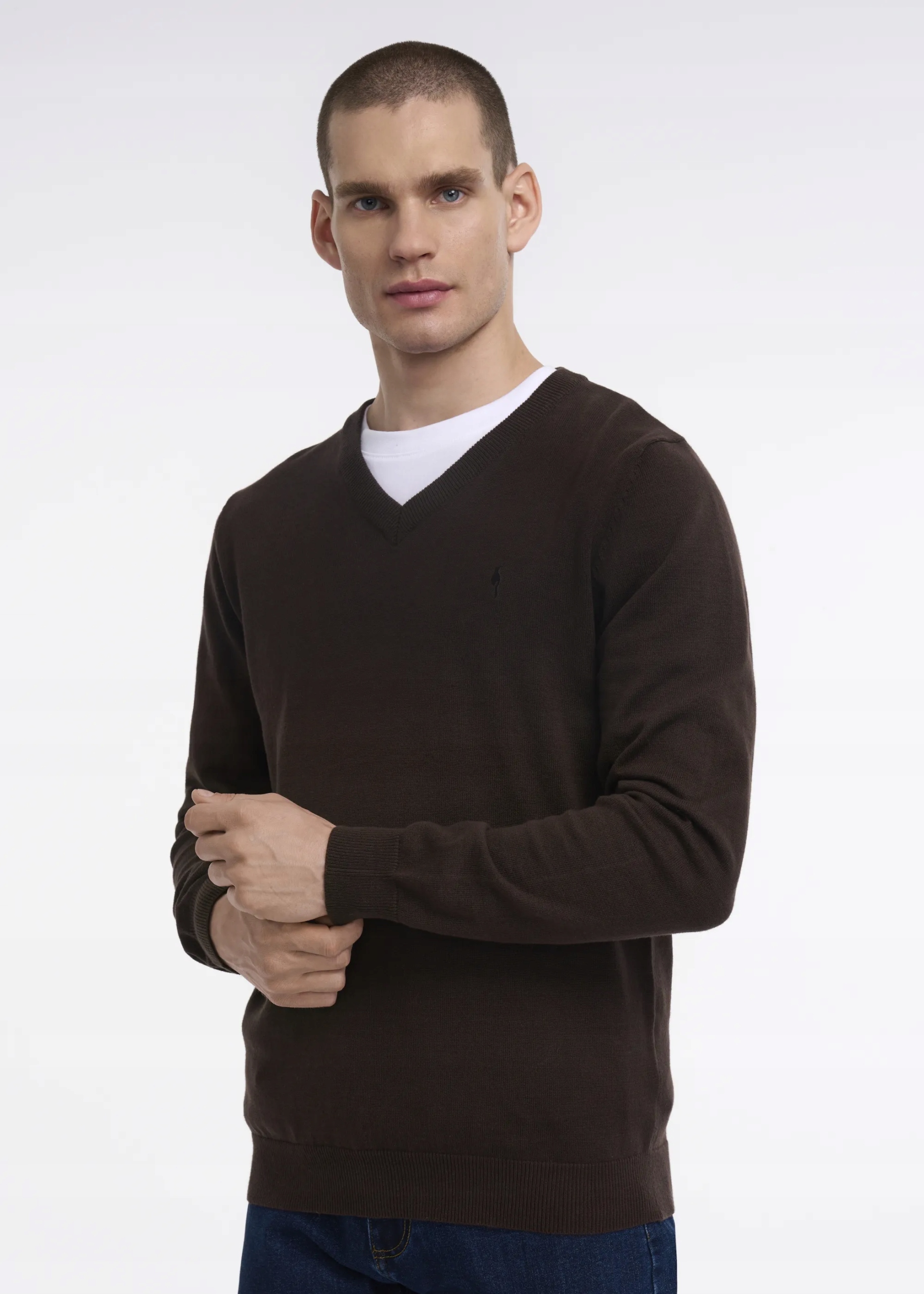 

Ochnik Dopasowany sweter męski SWEMT-0081-89 r. M