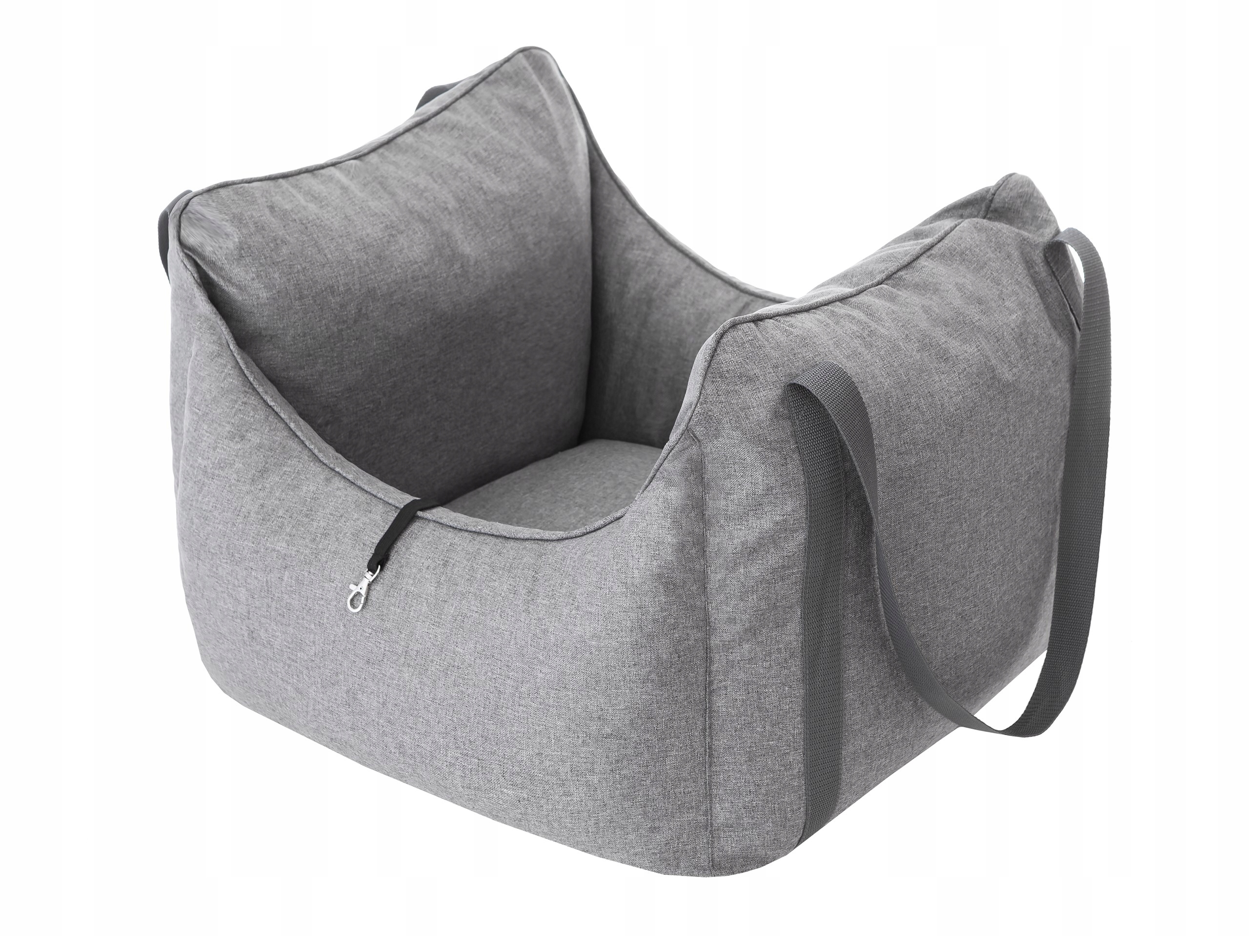 Fotelik transportowy dla psa lub kota do samochodu z zapięciem 60x55cm-Zdjęcie-0