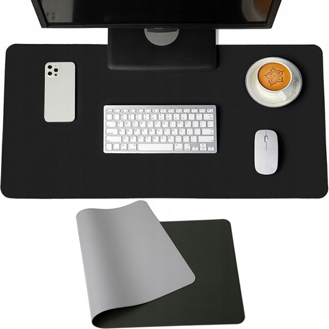 Duża podkładka mata ochronna biurko skóra 90x40 cm