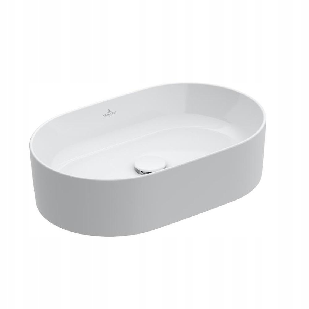 Villeroy & Boch Collaro umywalka 56x36 cm nablatowa owalna Weiss 4A195601
