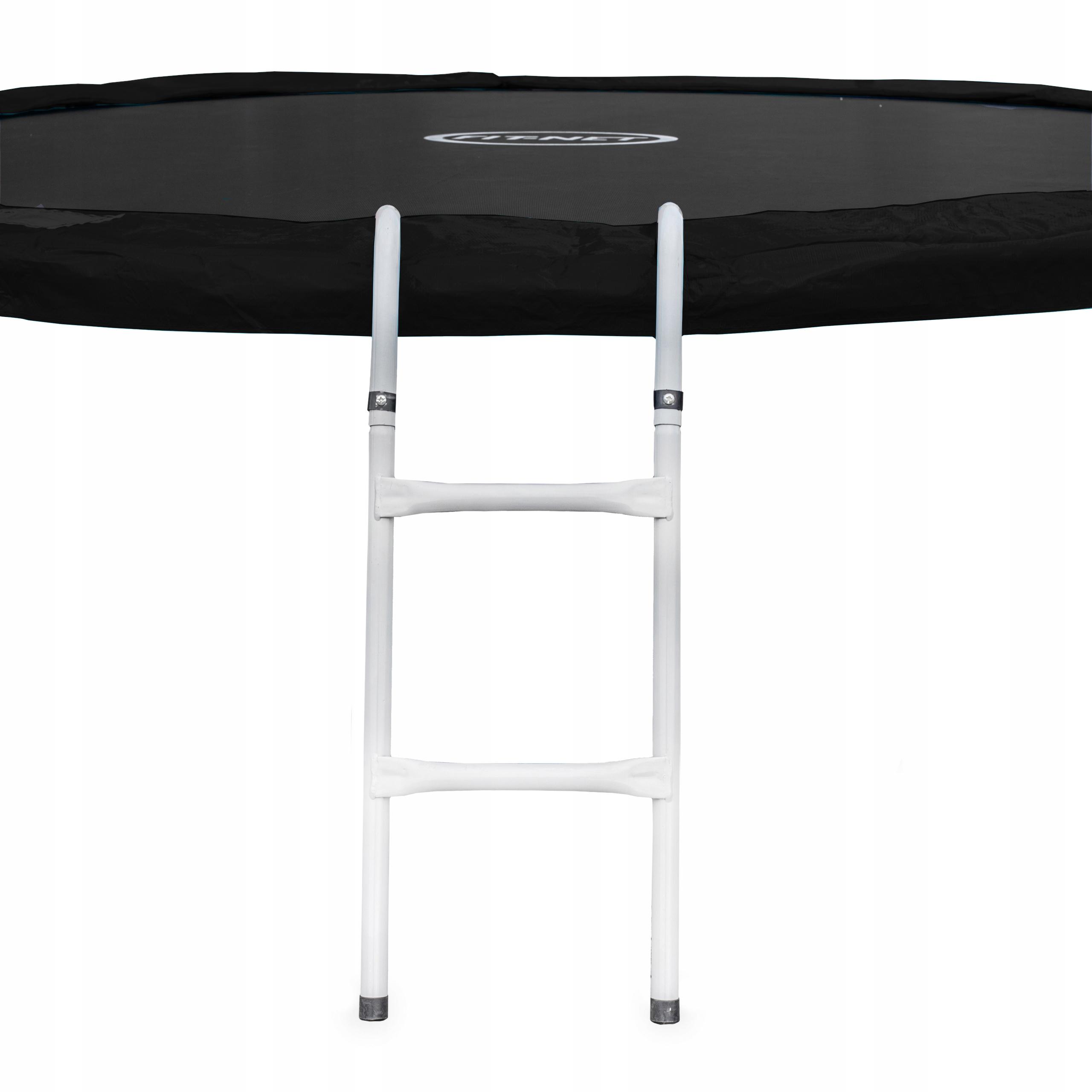 TRAMPOLINA OGRODOWA 255CM 8FT Z SIATKĄ I DRABINKĄ Rozmiar (ft) 8 (244-252 cm)